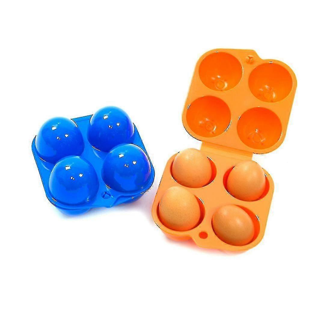 Draagbare eierdoos voor buitenkeuken, plastic eieropslagdoos