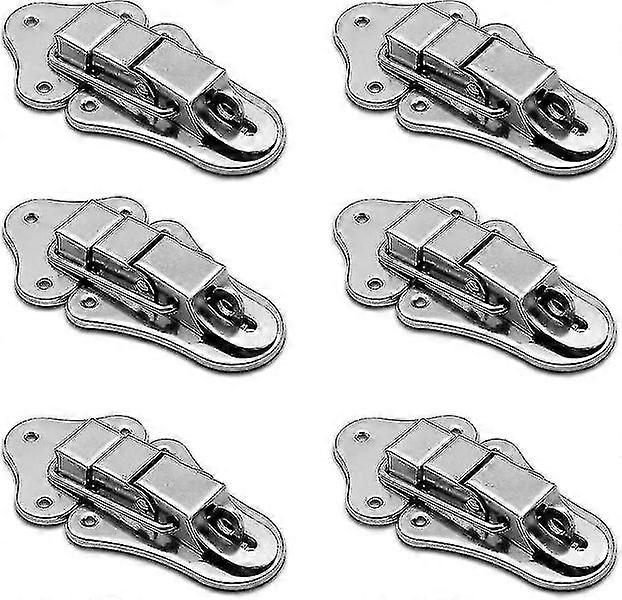 6 Pack Lock Toggle Catch Sturdy Suitcase Wooden Box Flight Case Latch Clasp Gift