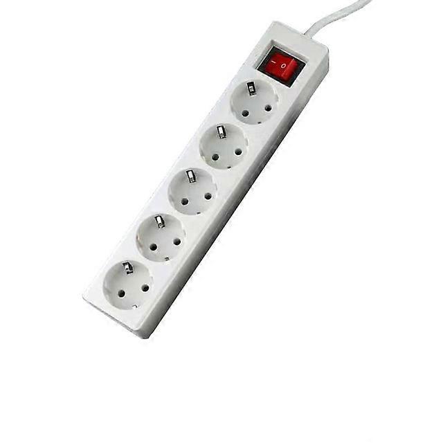 2 Round Pin EU Plug 3M Extension Cable Socket