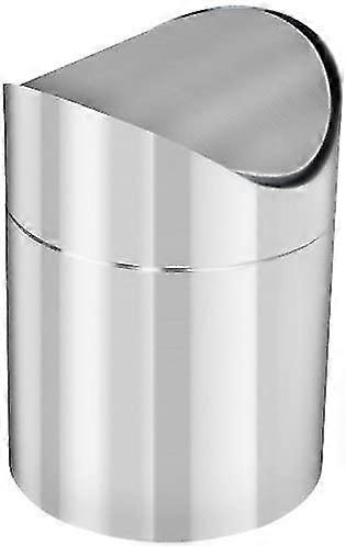 Bathroom Bin, Trash Cans,silver,1pcs