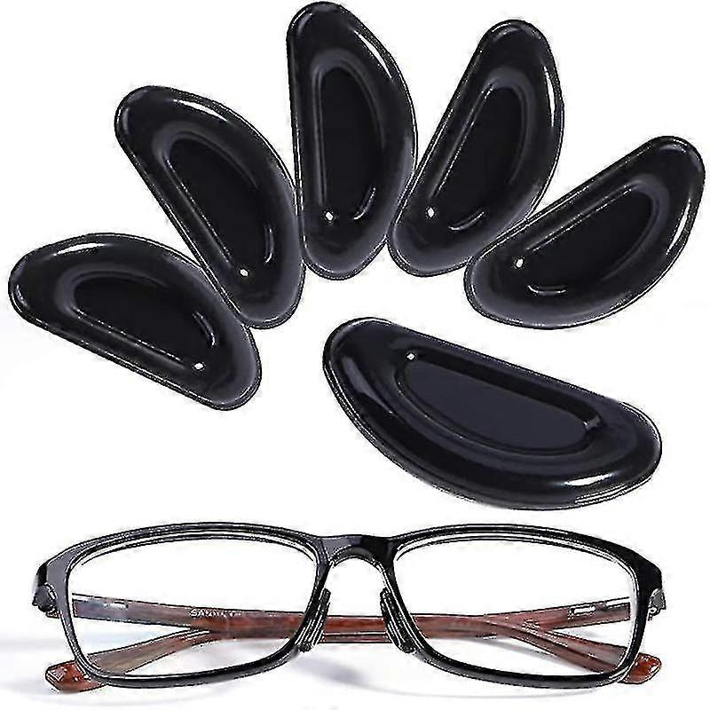 10 Pair Adhesive Anti-slip Silicone Nose Pads For Eyeglass Spectacle Glasses