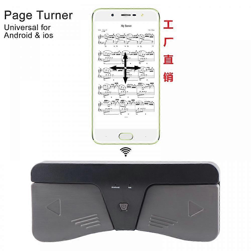 2024, Bluetooth-compatible Page Turner Intelligent Wireless Control Abs Foot Pedal