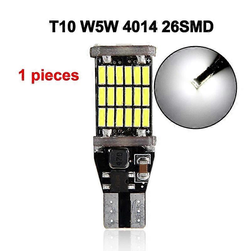 1x T15 LED Bulb W16W T10 W5W LED Signal Light Canbus No error High Power Super Bright White 4014 SMD DC 12V Car Turn Back Lamps
