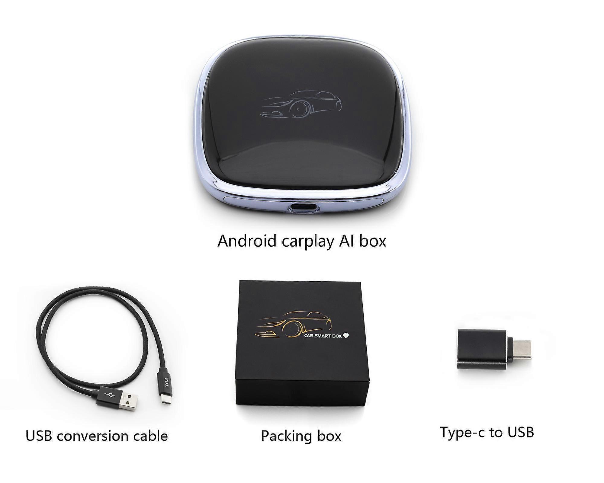 Android 12 Carplay Ai BoxワイヤレスCarplay Android自動QCM662 8 + 128GB Netflix(CarPlay付きOEM車用)