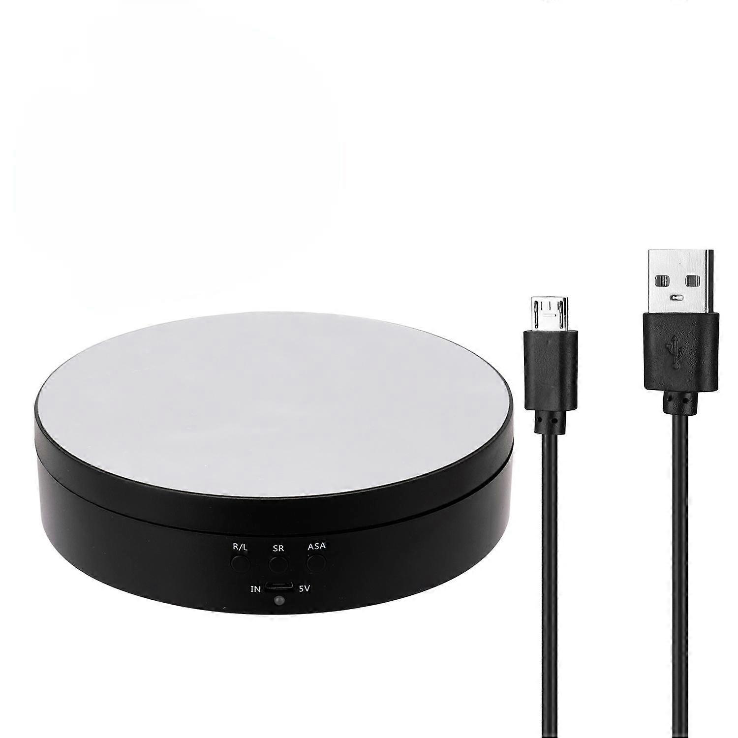 1PCS/2PCS Multifunctional Rotating Display Stands 138mm Electric Turntable 360 Rotation Noiseless Rotating Table Jewelry Stand