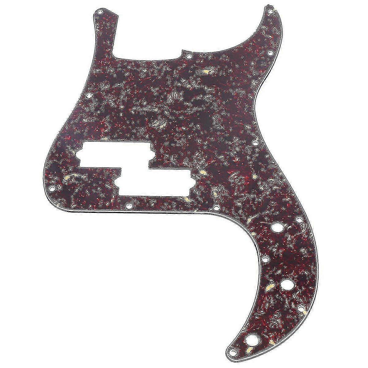 3 Layers Standard Pb P Bass Pickguard Scratch Plate 13 Holes Pickguard Bass Parts Replacment