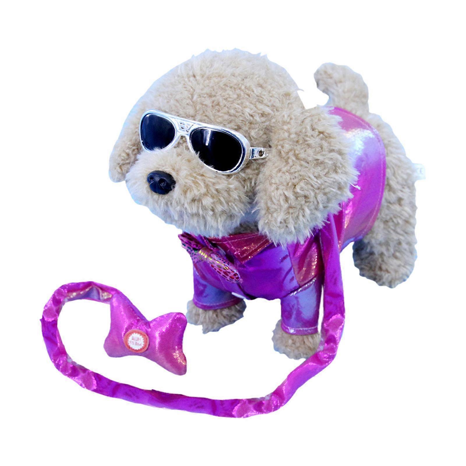 Funny Electronic Pets Robot Dog Battery Operated for Children Toys Toddler Red