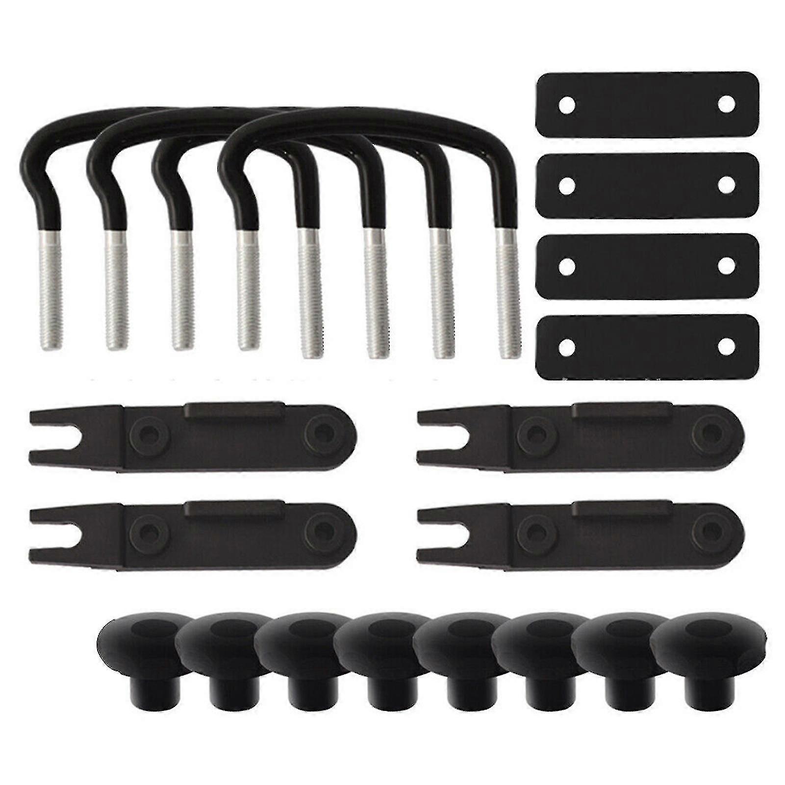 Universal takbox U-bultar Klämmor Praktisk monteringssats för bilbil Enkel installation