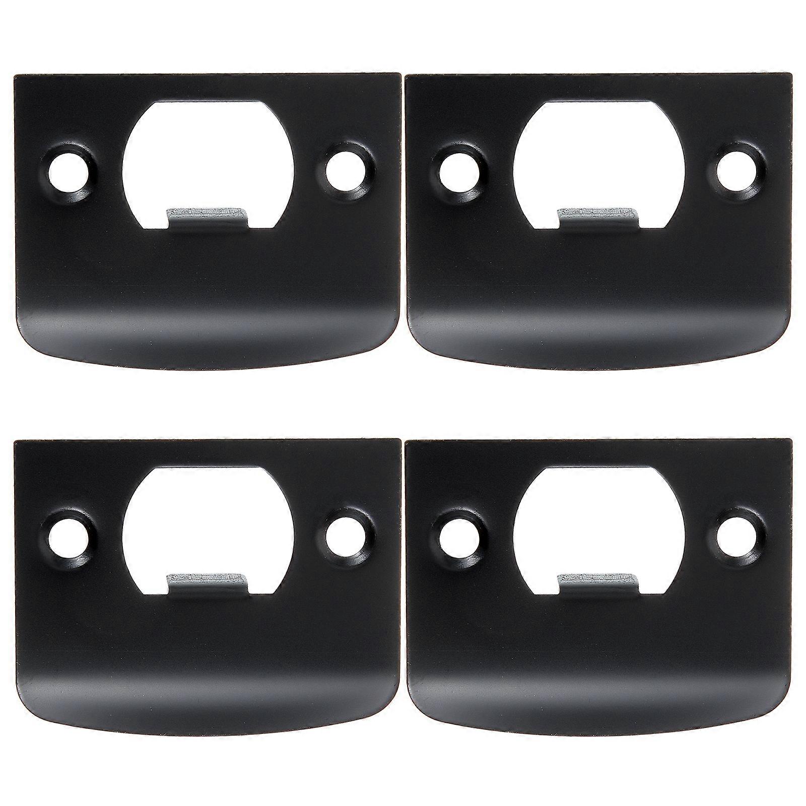 4 قطع ديدبولت سترايك لوحة الفولاذ المقاوم للصدأ ديدبولت يغطي طقم تقوية الباب