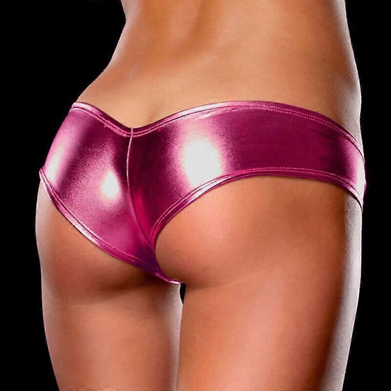 Szexi fehérnemű bugyi nőknek Fehérnemű Lakkbőr bugyi Ragyogó G String