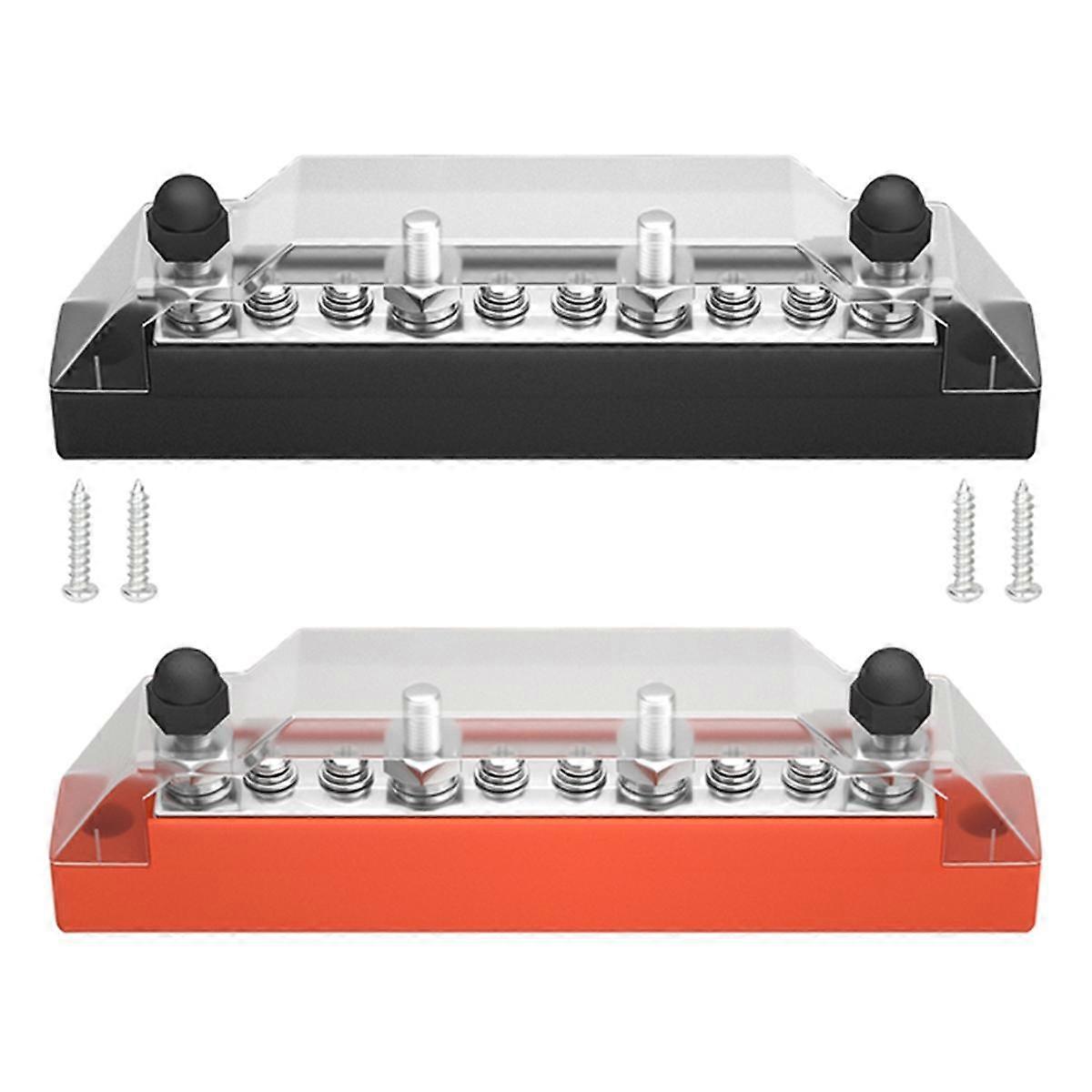 Positieve en negatieve Bus Voeding 12V Distributieblok /M6 Automobiel Eindblok Stud Ma