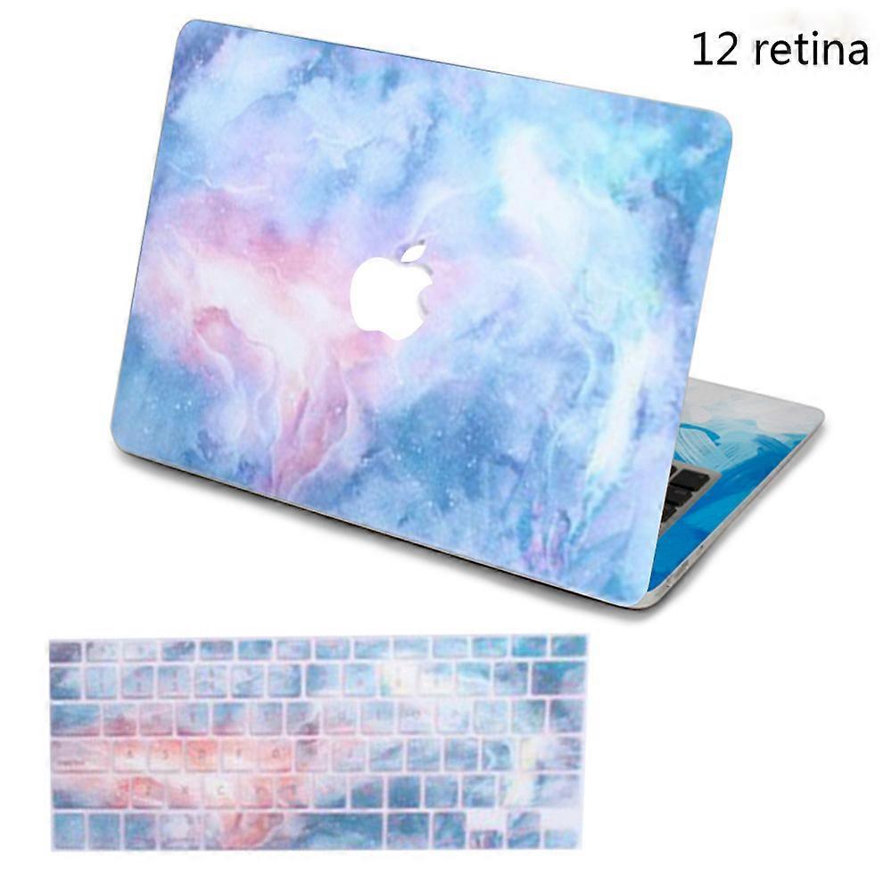 Plastic Creative Hard Shell & Keyboard Cover Compatible with MacBook