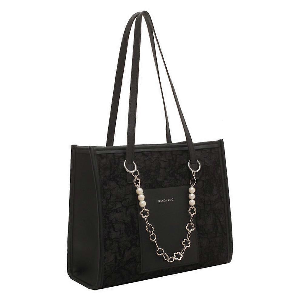 New summer large-capacity Pearl chain shoulder bag, niche design underarm bag