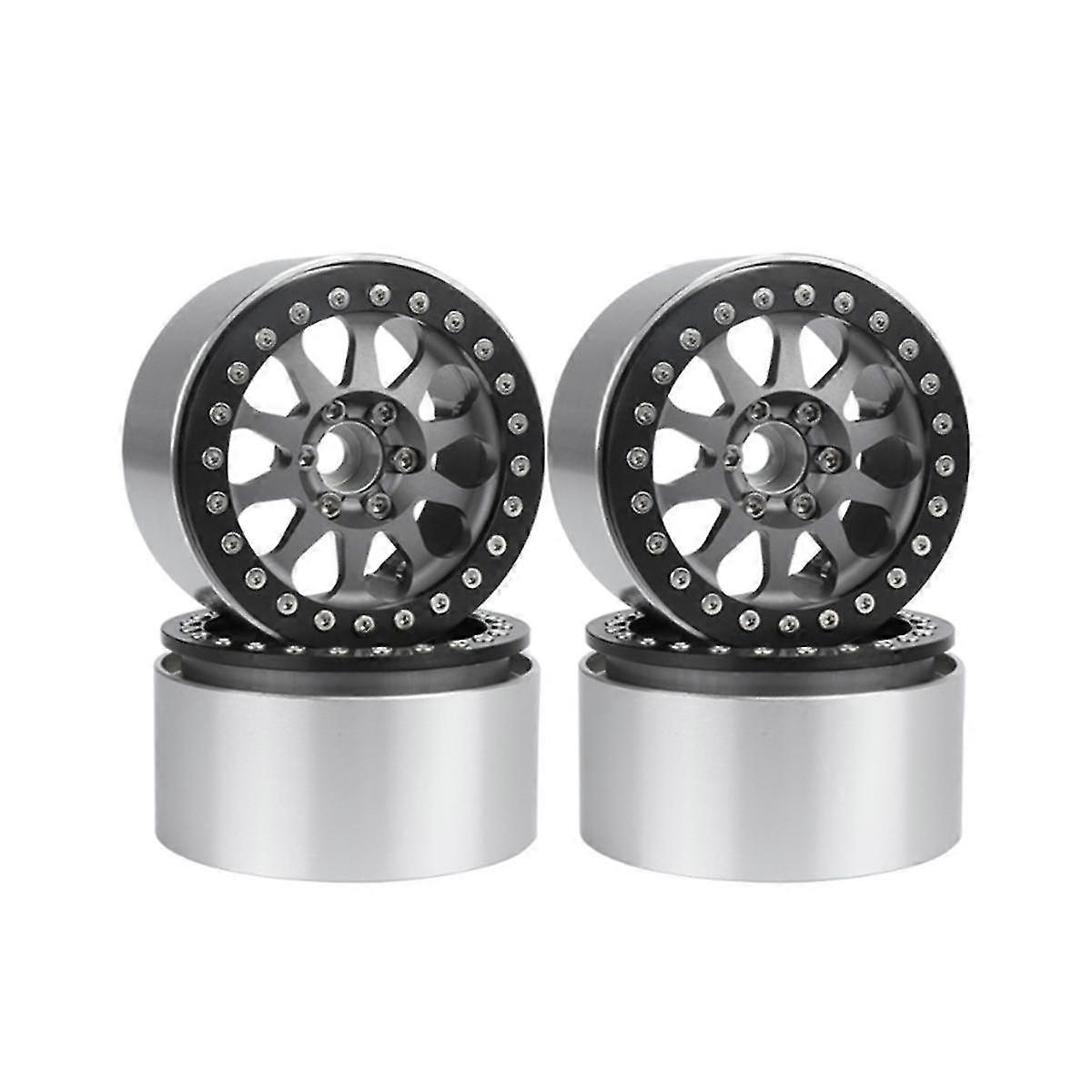 Metall 2,2 Zoll Beadlock Felge für 1/10 Rc Crawler Auto Axial Scx10 90046 Iii Capra Rr10 Wraith R