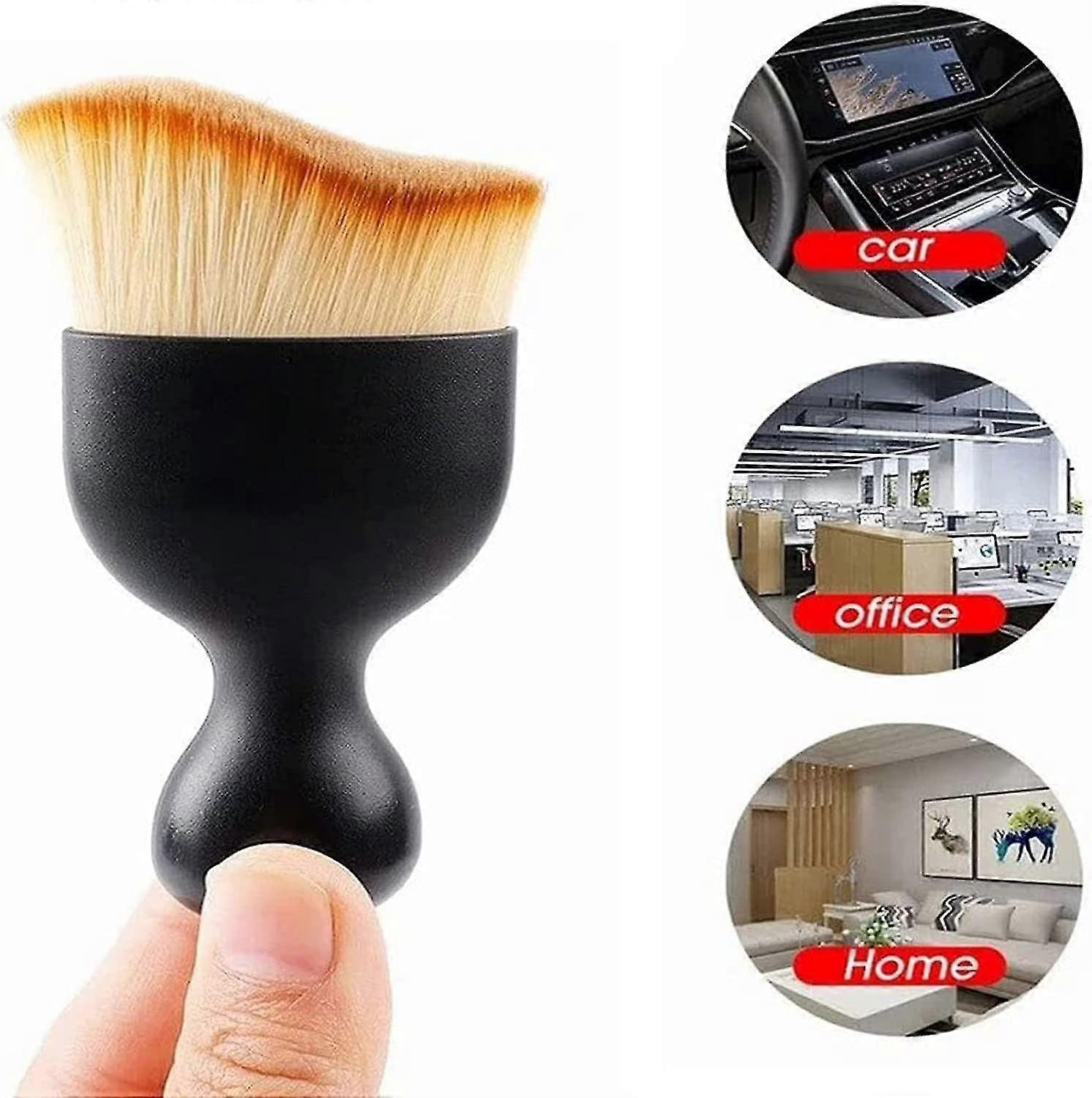 Car Interior Cleaning Tool, Soft Bristle Detail Brush Dust Removal Tool(1pc)