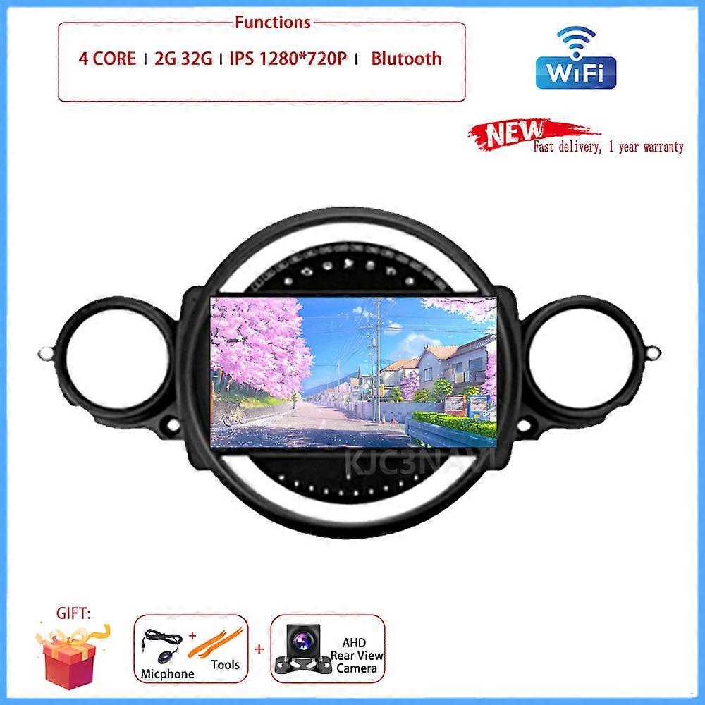 Android 14 Car Player Radio For BMW Mini Cooper R56 R60 R51 2006-2014 Carplay Multimedia Wireless Navigation Intelligent System