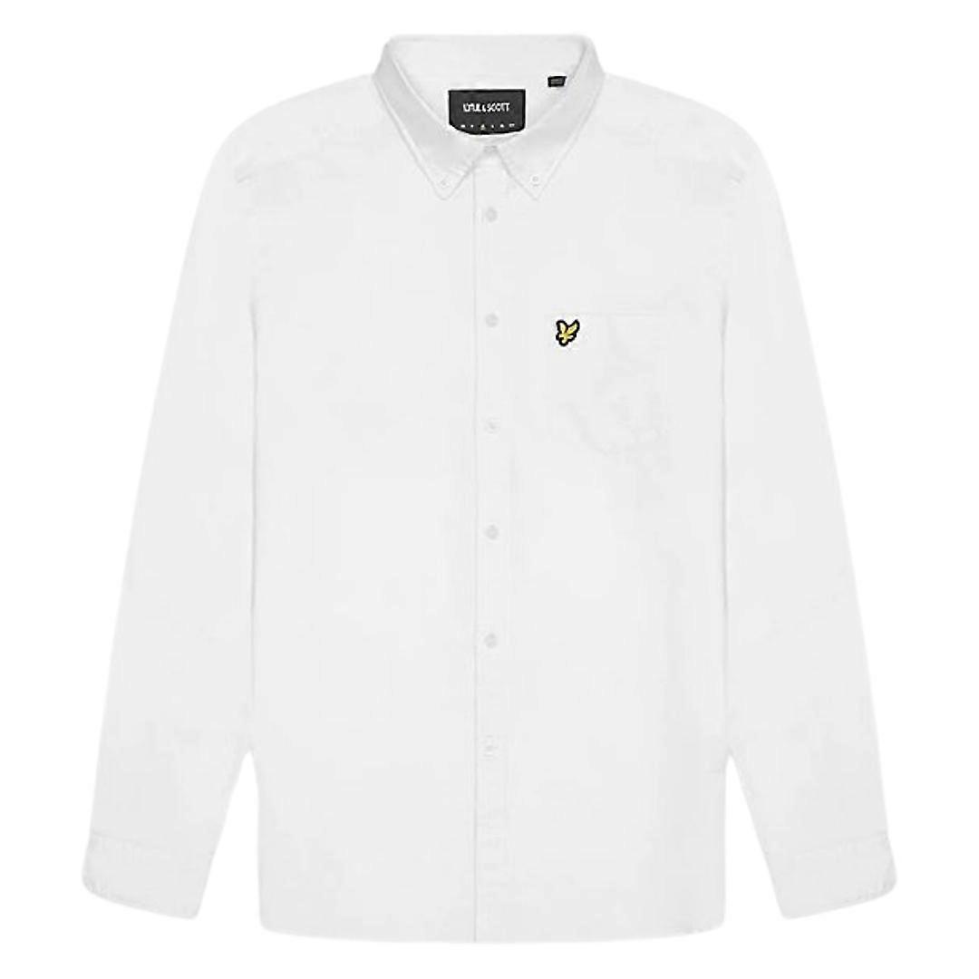 Lyle & Scott Weißes Langarmhemd