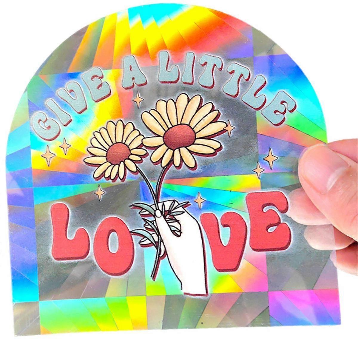 Window Decals, Rainbow Window Decals, Sun Protection Window Decals, Anti-Bird Window Decals B