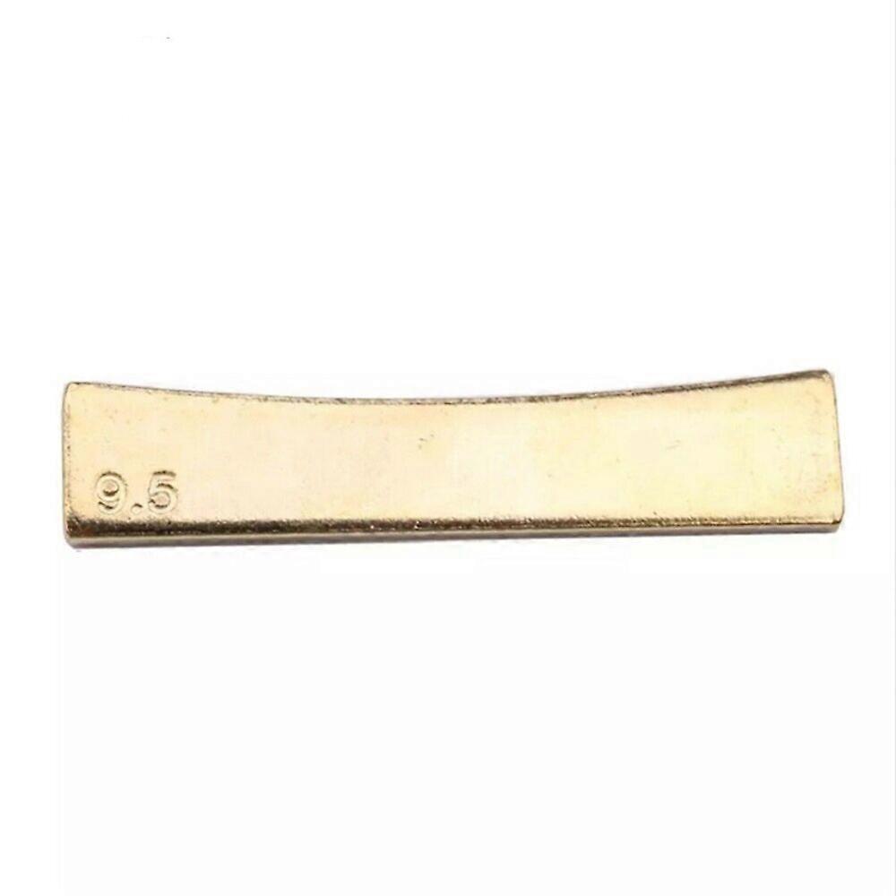 63 X 13.5 X 4mm Caul Insert Fingerboard Fret Press Radius 9 Size Brass