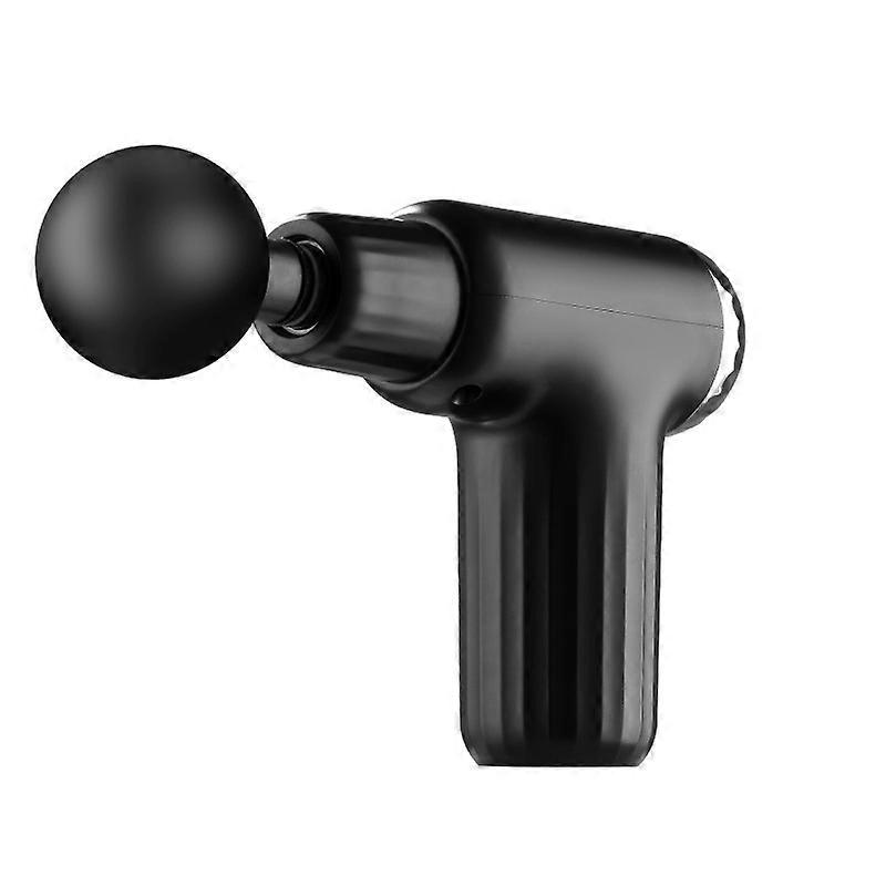 מעסה אקדח עיסוי, אקדח עיסוי מיני, מעסה שרירים חשמלי, מעסה כף יד נייד עם 6 מהירויות, 4 ראשי עיסוי