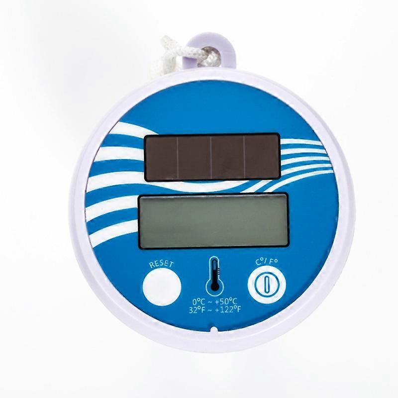 Floating Solar Pool Thermometer - Easy to Read Unbreakable Solar Digital Thermometer - For All Swimming Pools, Spas, Hot Tubs and Ponds