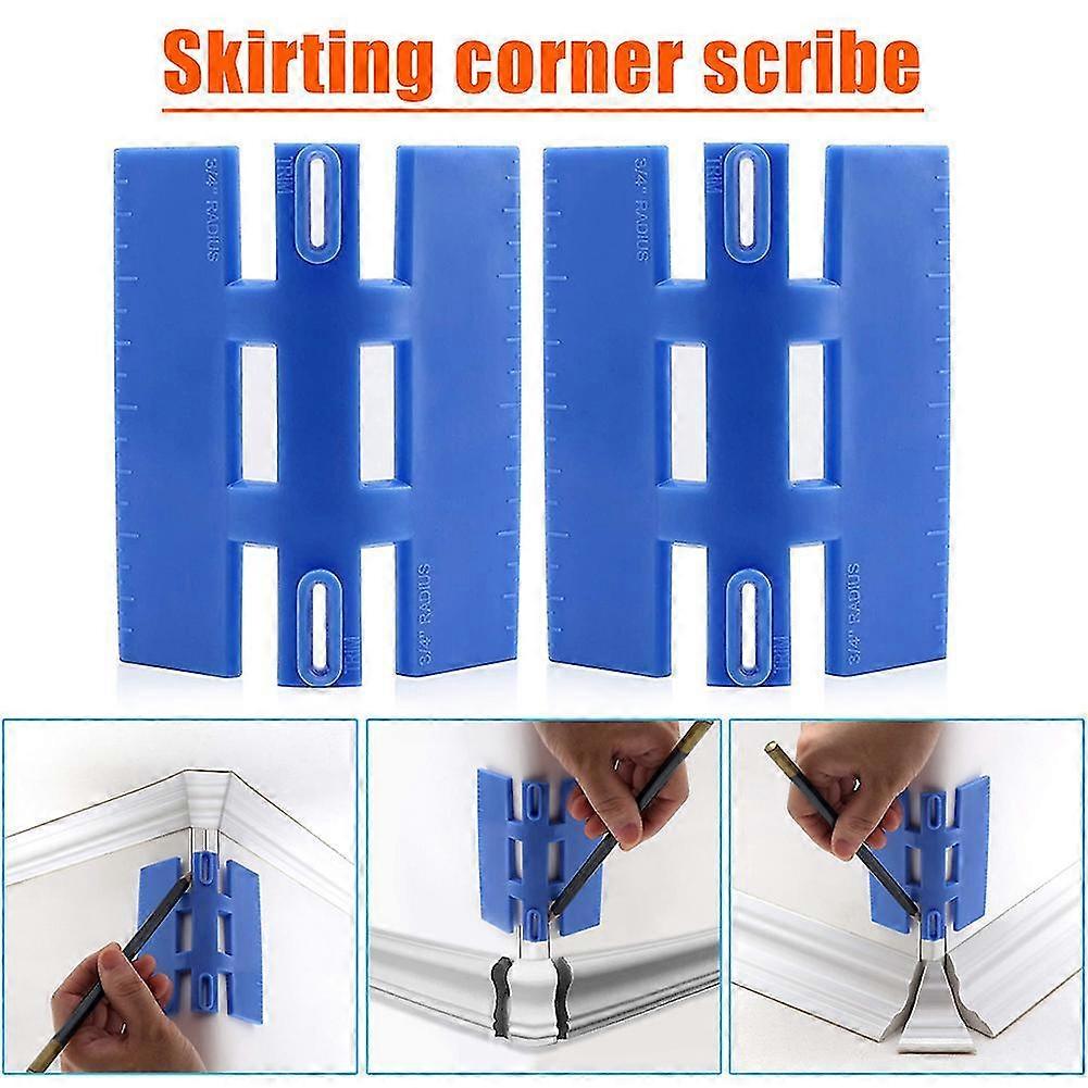 Bullnose Corner Marking Tool Bull Nose Corners Trim Gauge For Baseboard Chair Rail An