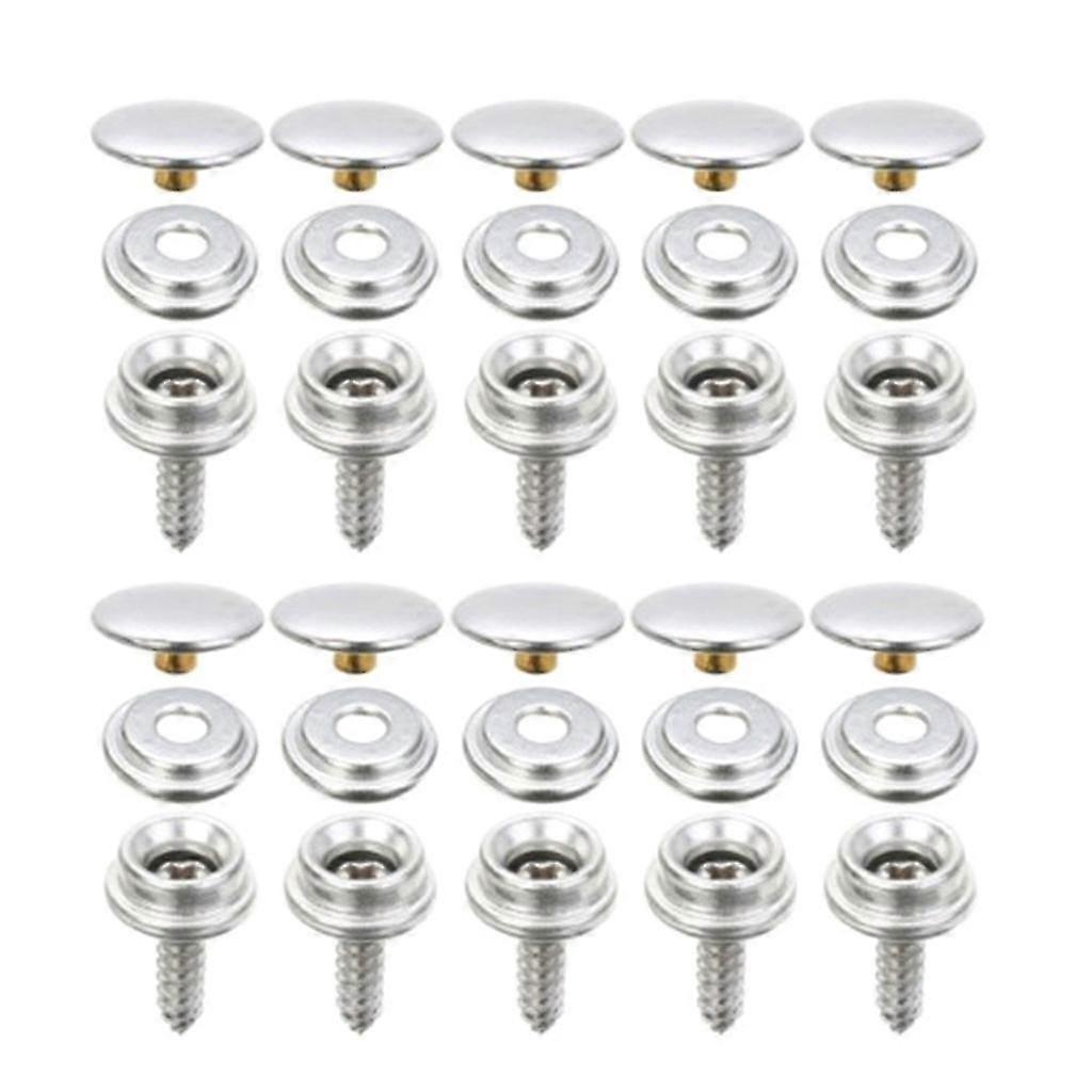 Canvas Snap Kit Stainless Snap Fastener Kit Canvas Screw Kit Sockets Buttons