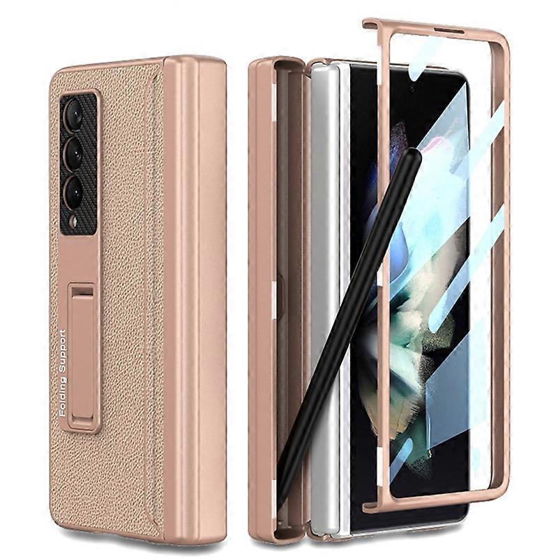 GKK Magnetic Leather Flip Case For Samsung Galaxy Z Fold3 5G