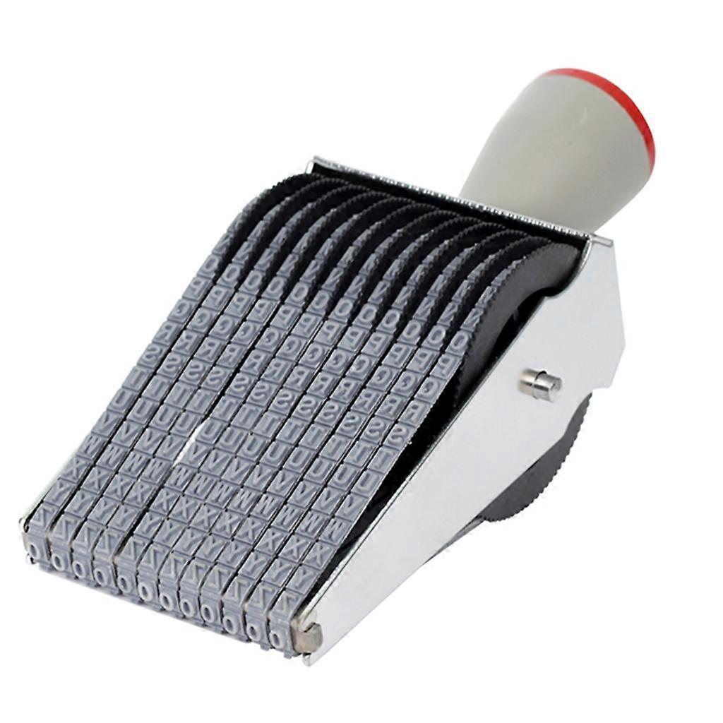 Symbol Rolling Wheel Stamp Multi-Function DIY Address Stamp Numbering Stamp