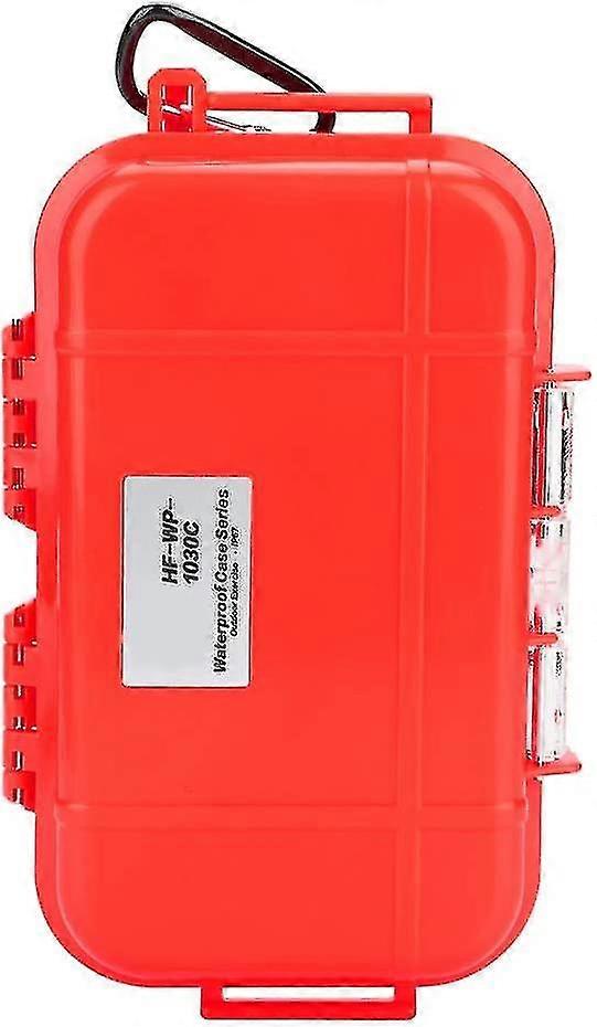Outdoor Dry Box Waterproof Airtight Hard Shell Wet Dry Box Carry Box Tackle Organizationred