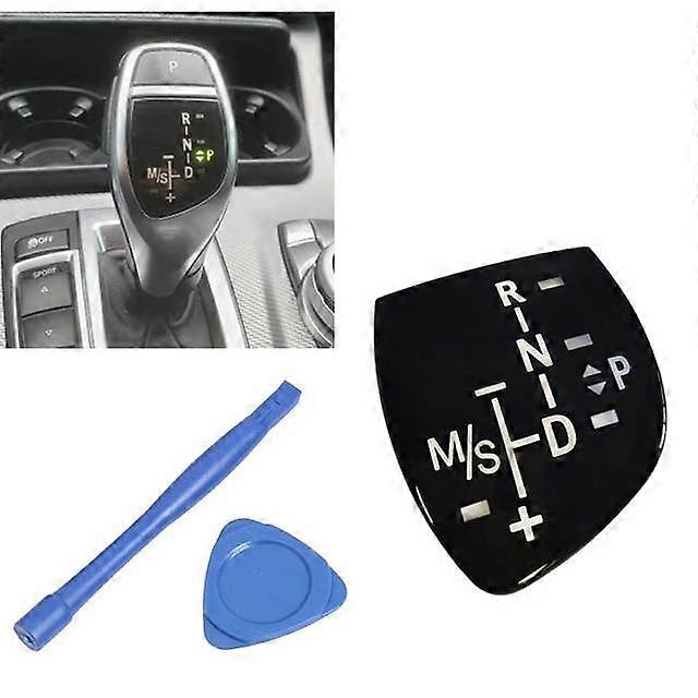 Replace Style Shift Lever Cover For BMW M Sport F10 F20 F30 X3 X4 X5 3 4 5 6 7 Series Carbon Fiber Pattern Lever Gear Shift Knob