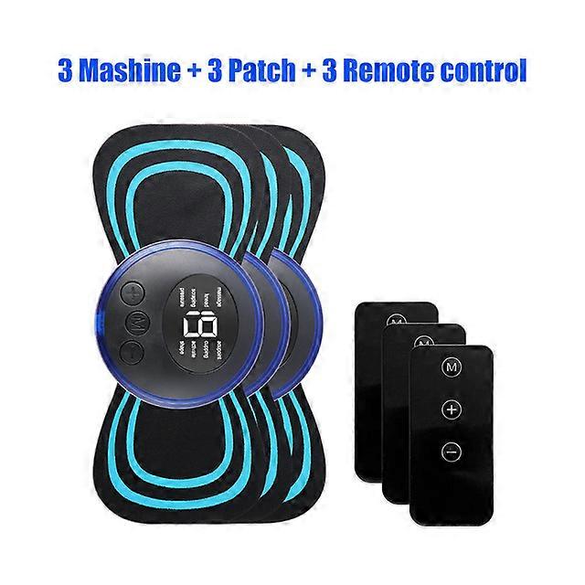 EMS Cervical Spine Massagers Mini Electric Neck Massagers Low Pulse Neck Back Body Muscle Stimulator Arm Leg Relaxation Pads