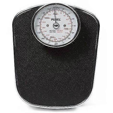 Analog Scale 160 Kg Black Perel