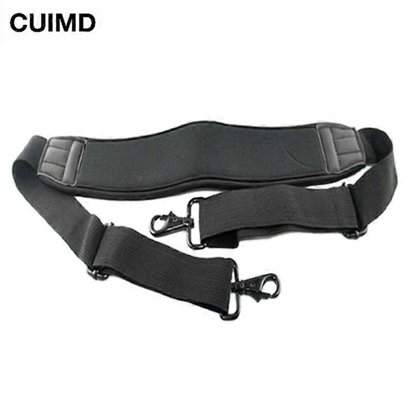Black Adjustable Shoulder Bag Strap with Double Hooks for Canon Nikon Laptop Computer Camera Stabilizer Bag