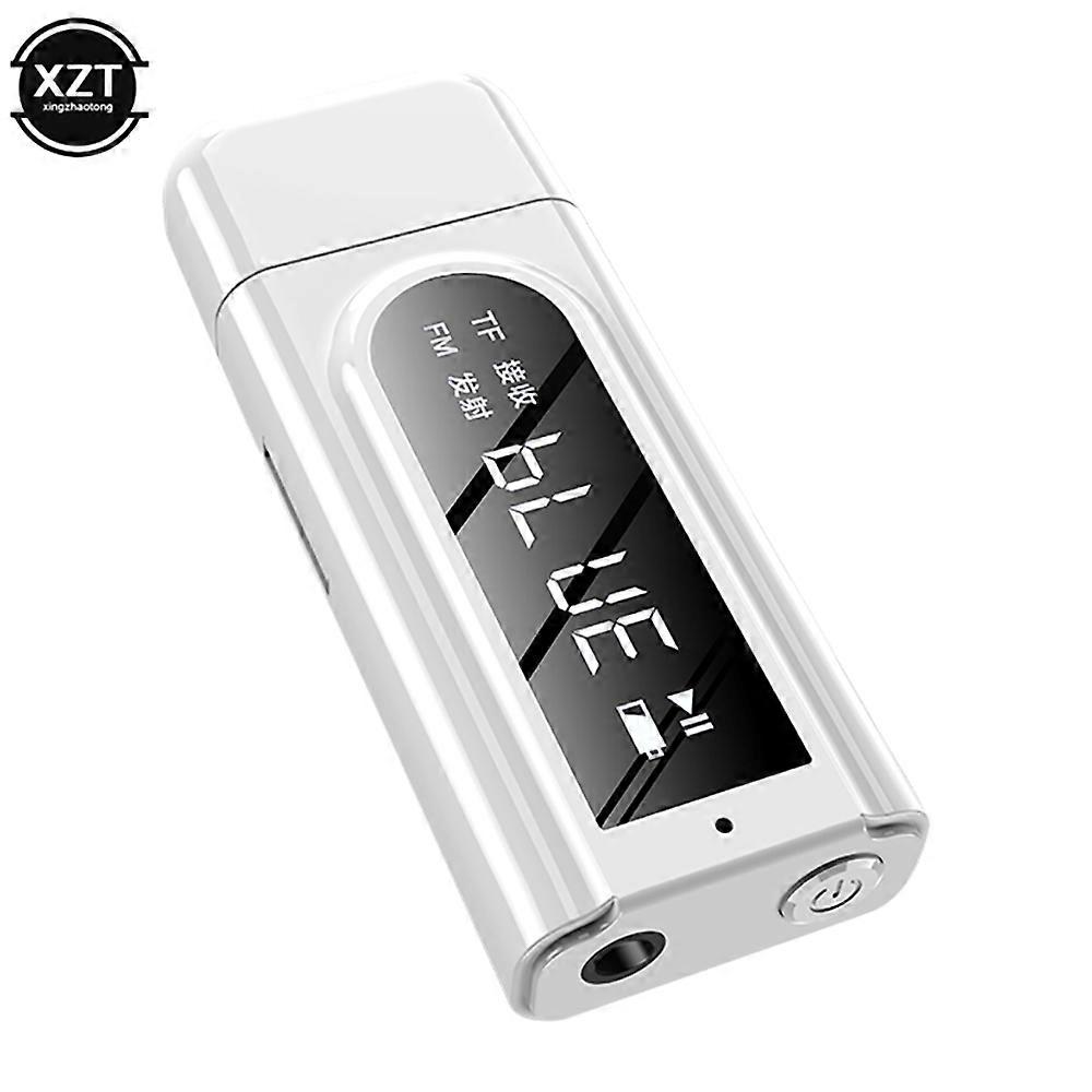 USB Bluetooth-compatible 5.0 Transmitter Receiver LED Display MP3 Player Aux Car FM TV PC TF Audio Stereo Adapter Home Speaker