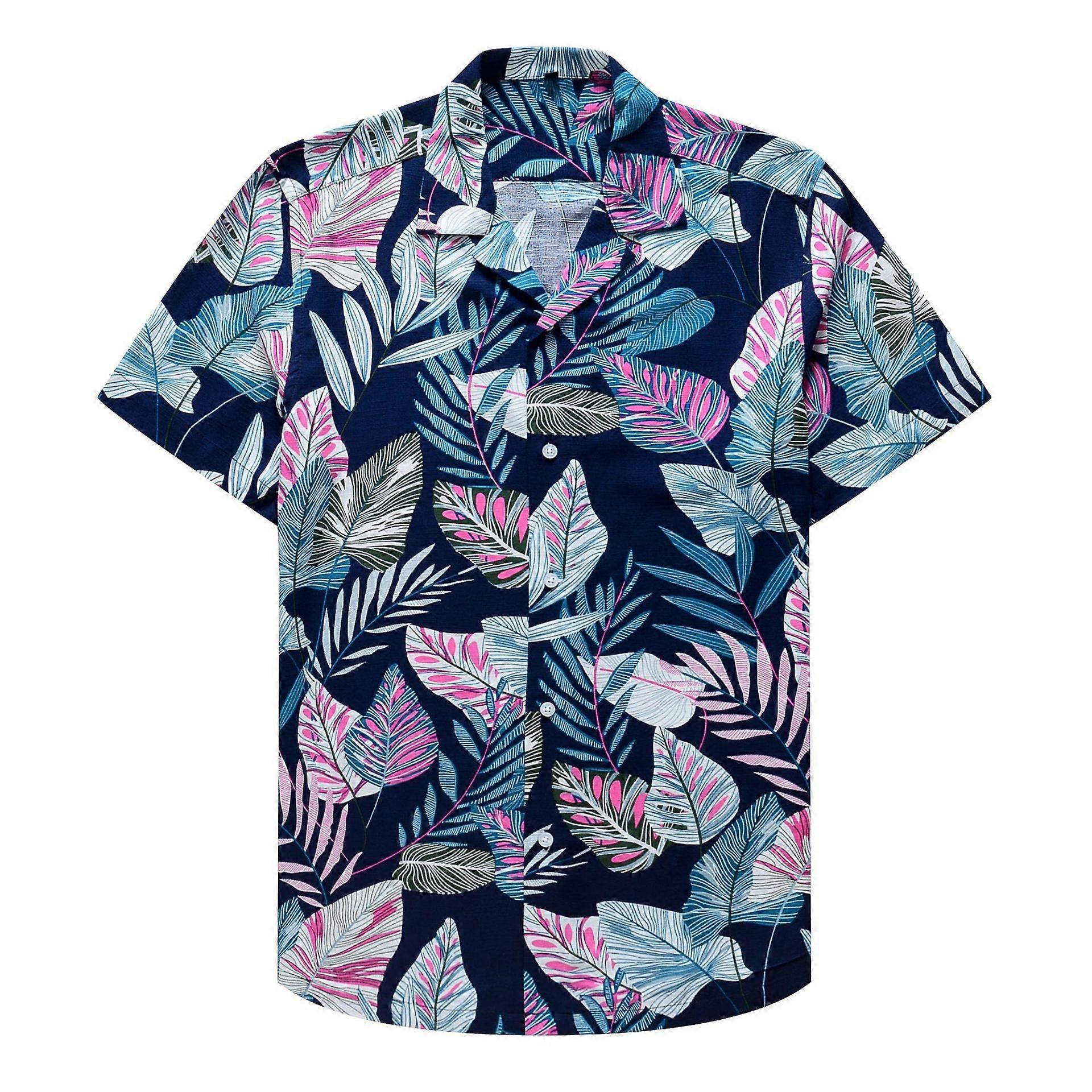 Camicie casual da uomo Camicie floreali larghe