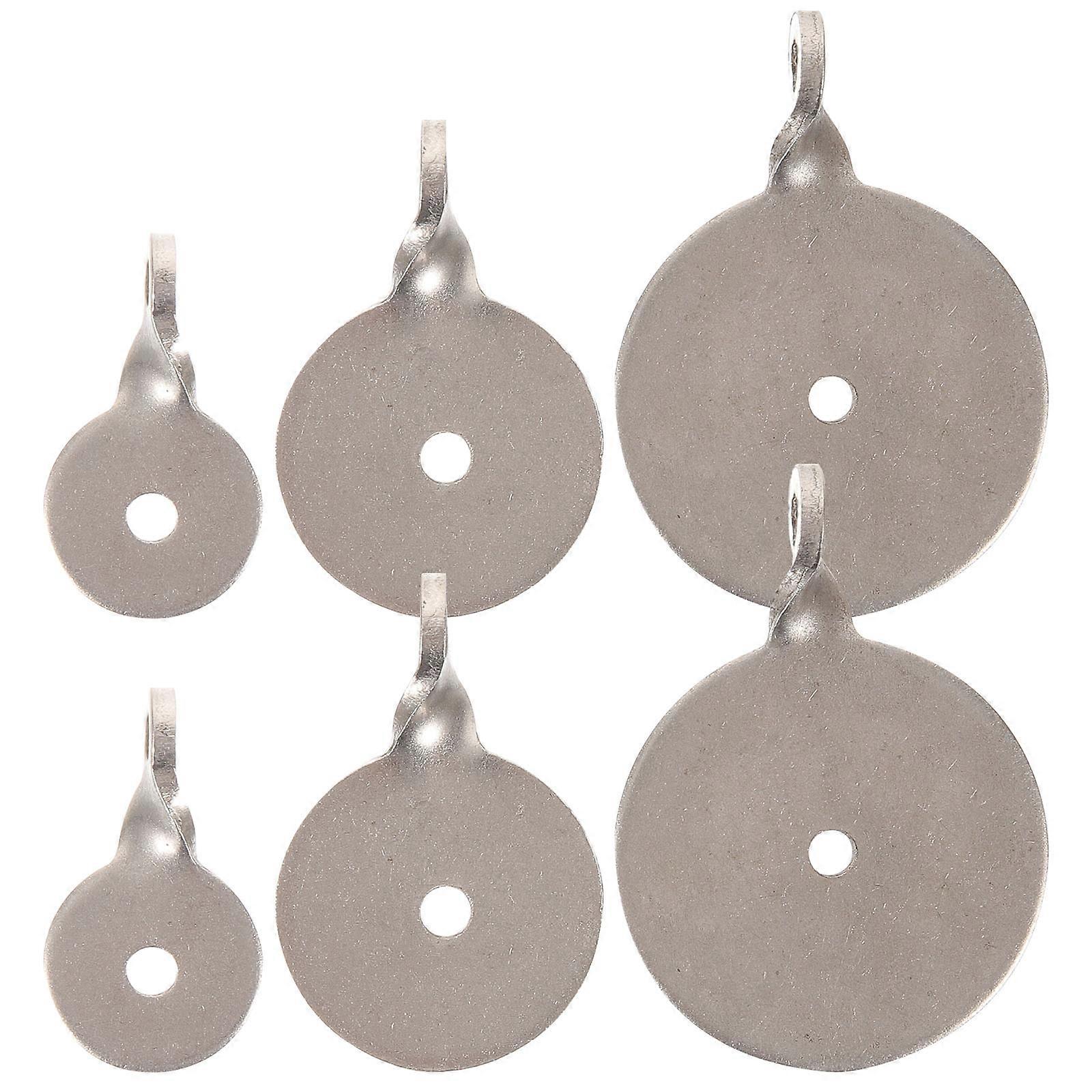 6pcs Shooting Targets Stainless Steel Piece Targets Archery Targets Practicing Shooting Plate