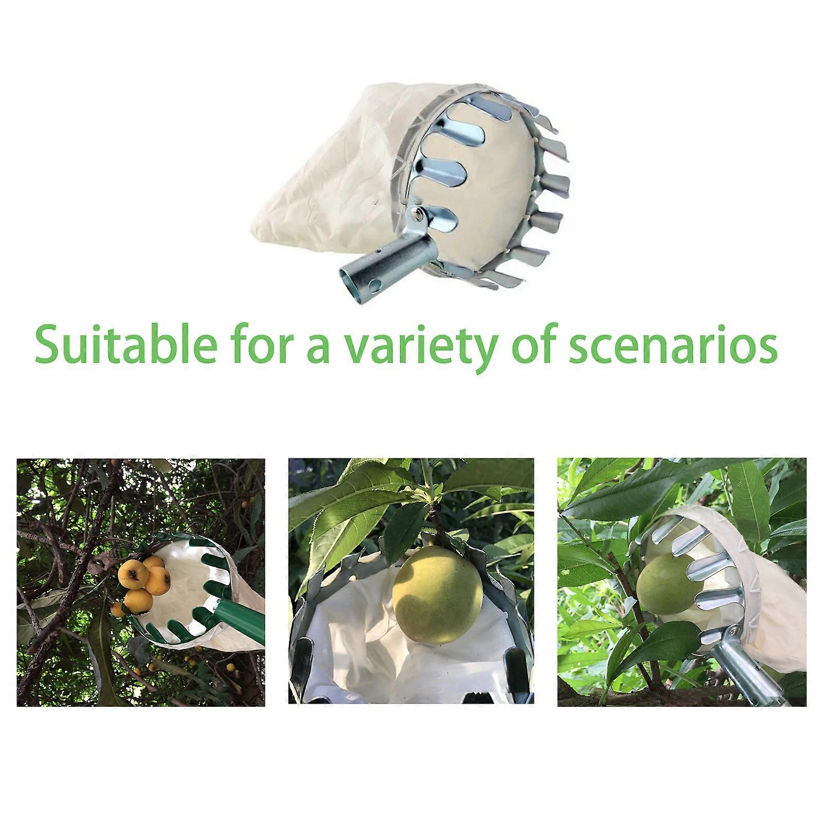 Metal Fruit Picker Creative Durable Portable Head Basket/Fruit Picking Tools