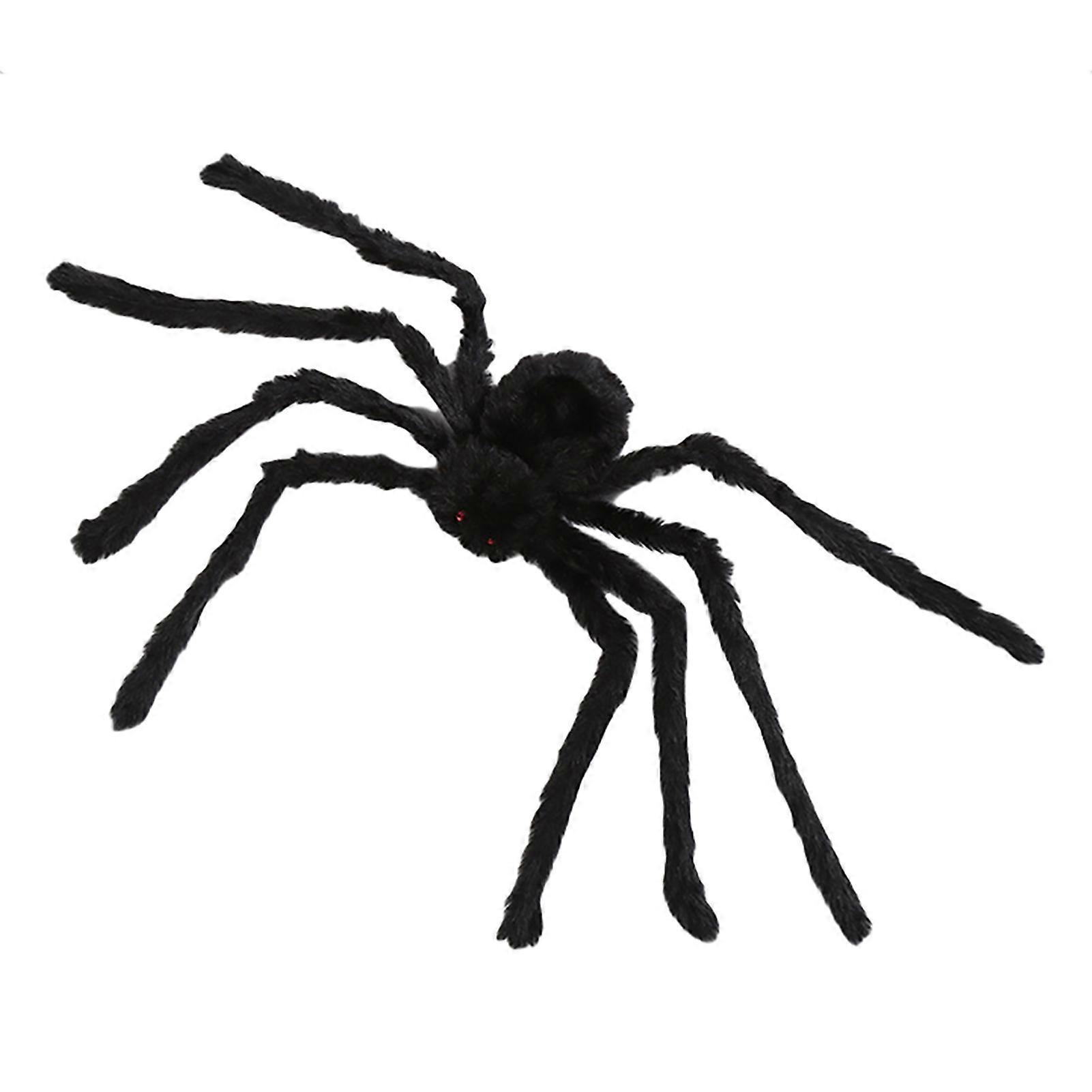 MengXi Simulation Spider Decorative Lifelike Plush Prank Spider Funny Toy Halloween Party Decor