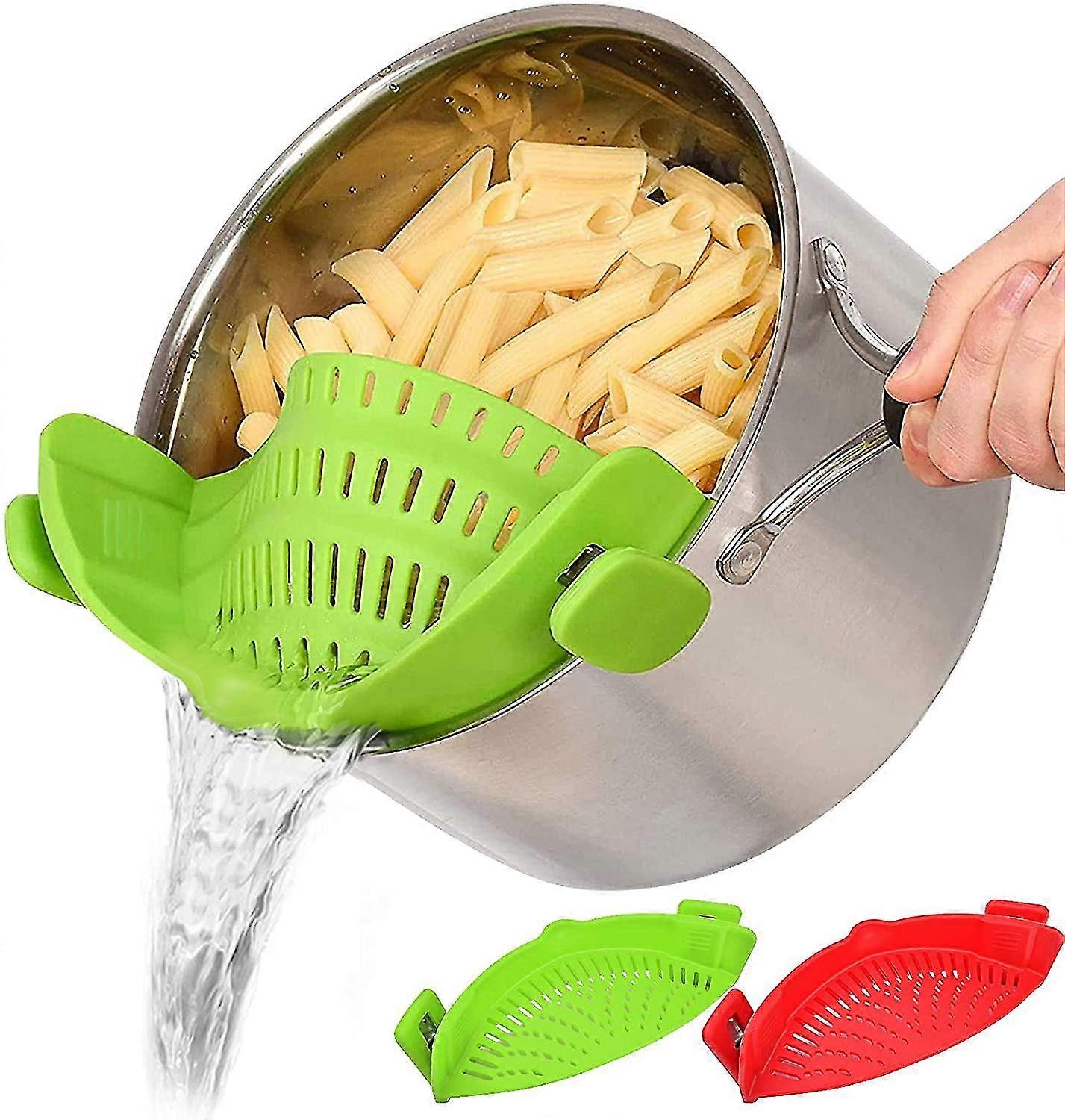 2 Pack Silicone Food Strainer
