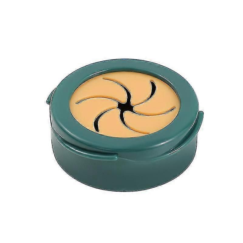 Towel Stopper Punch-free Towel Hooks Self Adhesive Perforated Rag Stopper2pcs-green