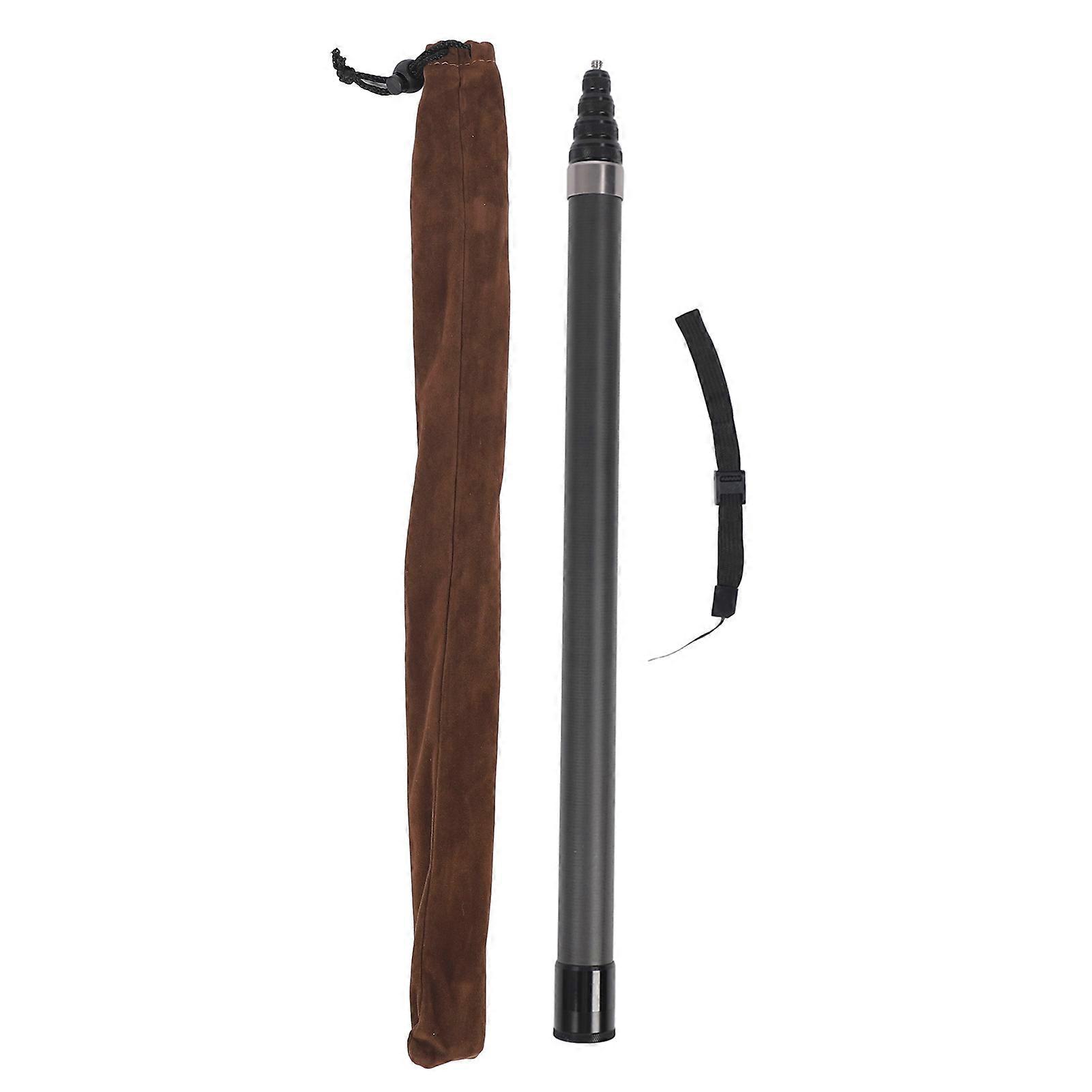 Action Camera Selfie Stick 9 Section 45‑300cm Extendable Carbon Fiber Sports Camera Extension Pole