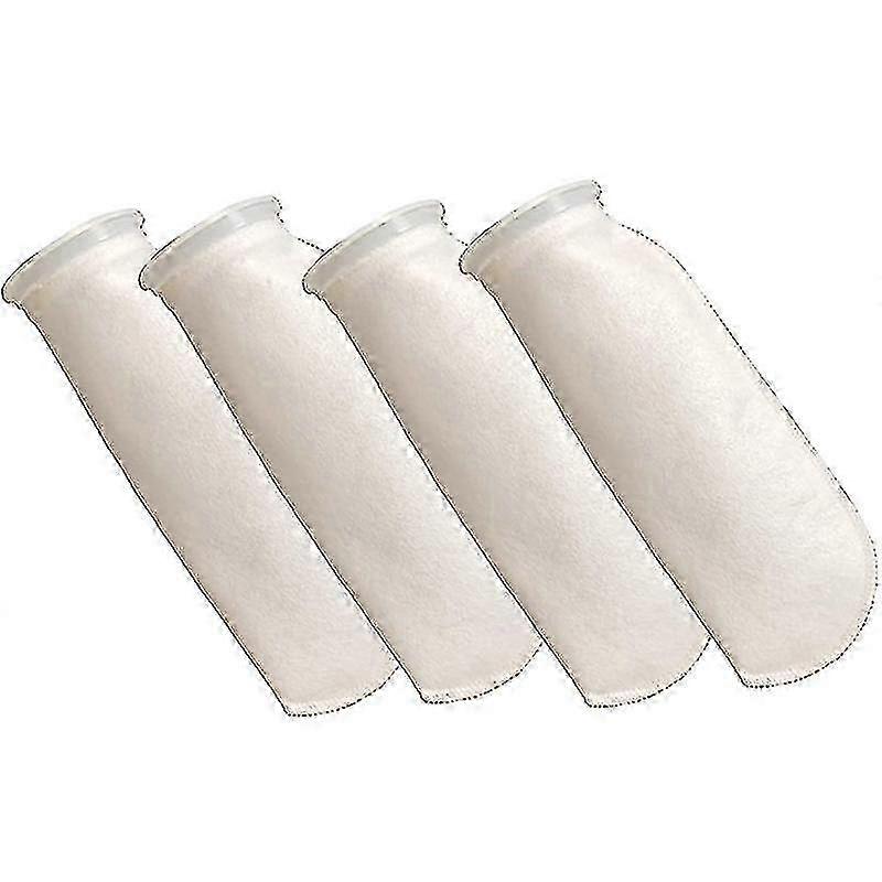 4 Packs Of Filter Socks, 200 Micrometres, For Fish Tank/saline Aquarium, Pond, For Sump/overflow (haoyi)