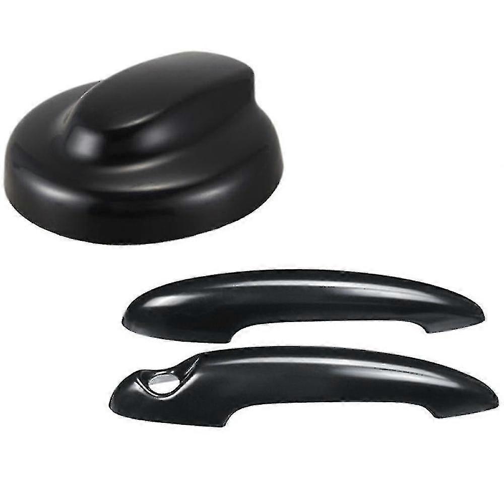 Dörrhandtagslock för Mini Cooper S R50 R53 R56, svart Bränsletanklock Lock Skydd för Mini Gen 2 R56 för C S202412272681