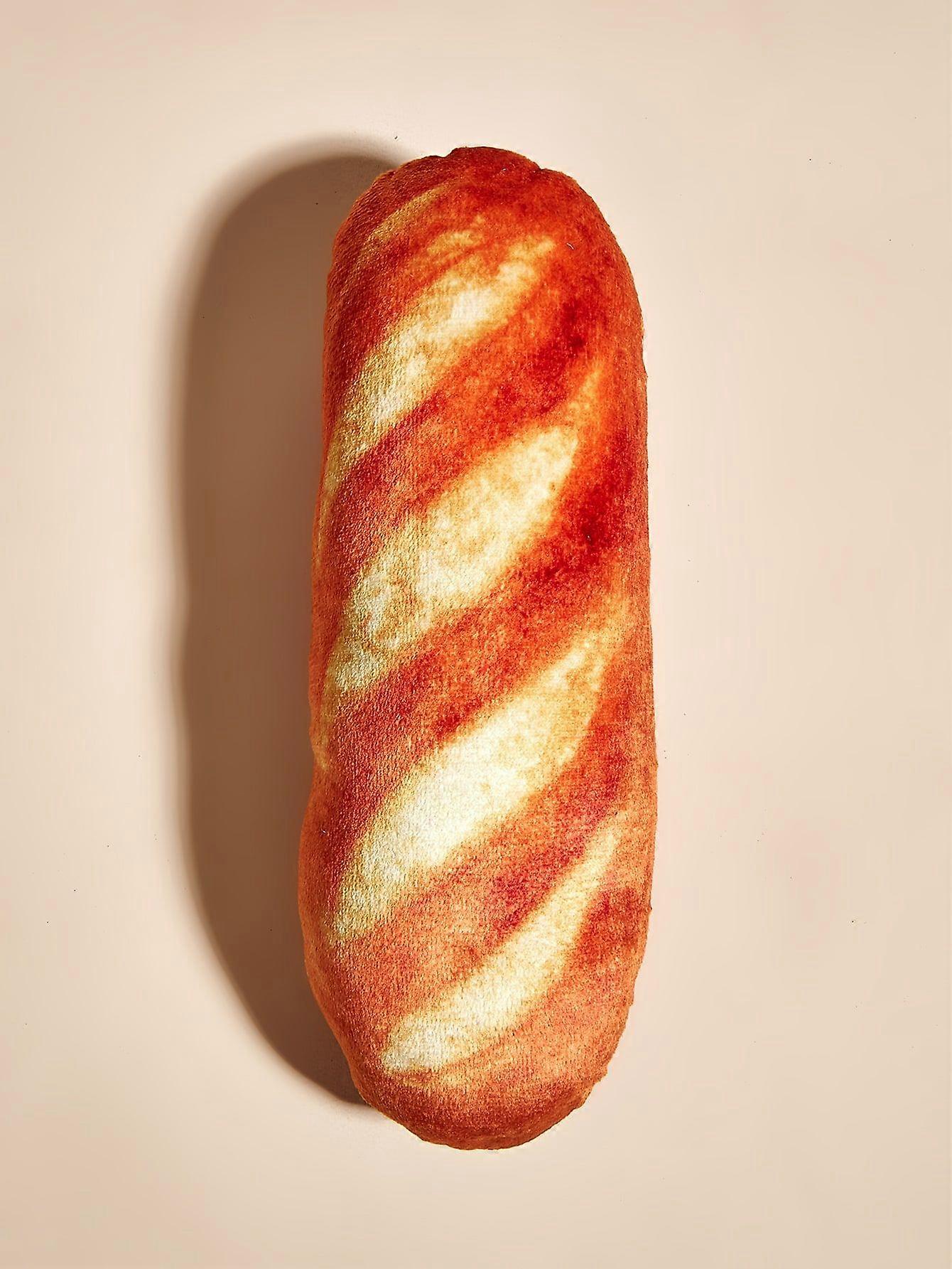 Mini Bread Shape Sound Emitting Toy, 1pc, Not Recommended For Pets To Chew, Not Bite-Proof