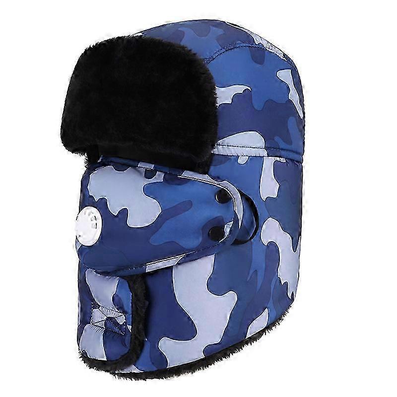 kış açık sıcak tutmak Unisex Aviator Trooper Earflap Kayak Şapkası