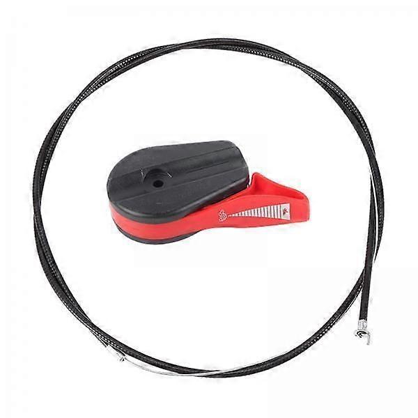 3xTondeuse à gazon Câble d’accélérateur Commande Interrupteur Levier Poignée Set Réutilisable Rouge Universel
