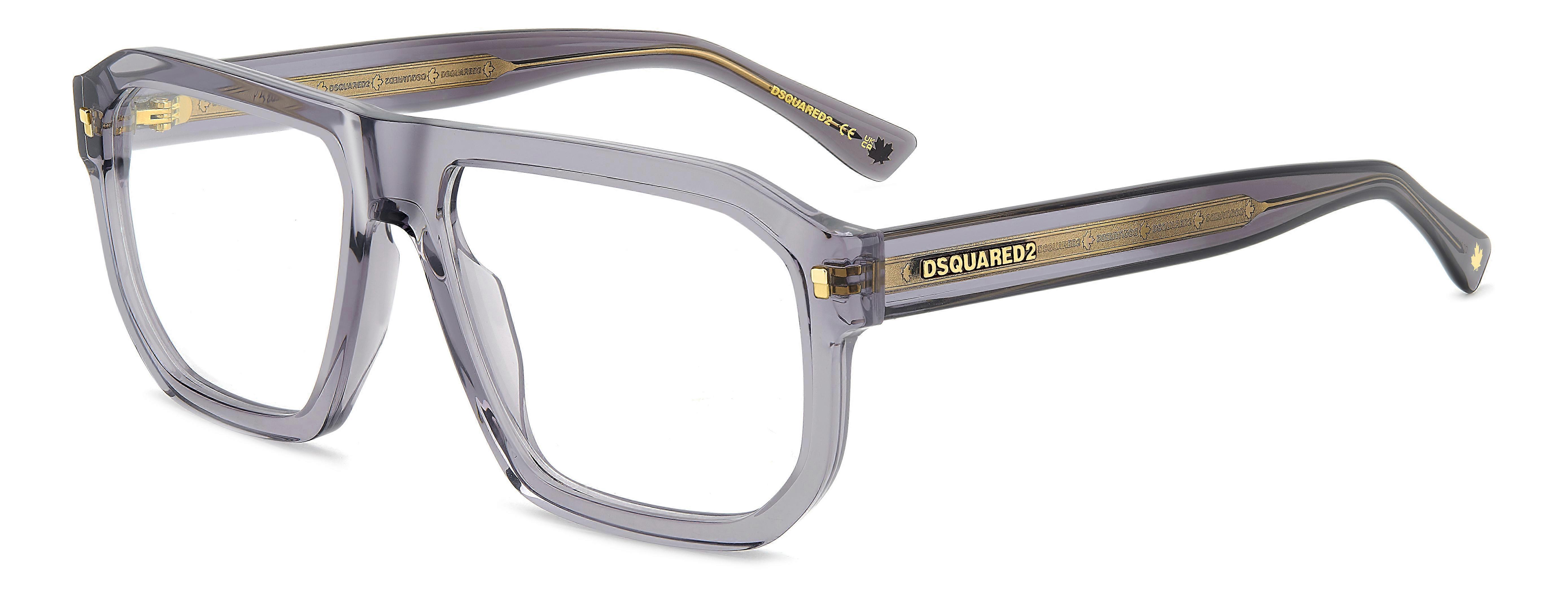 Eyewear Frames DSQUARED2 D2 0146 KB7 GREY 57/16/145 MAN