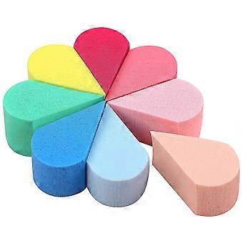 8 Pcs Petal Shape Makeup Sponges Beauty Cosmetic Foundation Blending Applicator Puffs For Liquid Foundation Cream-Good