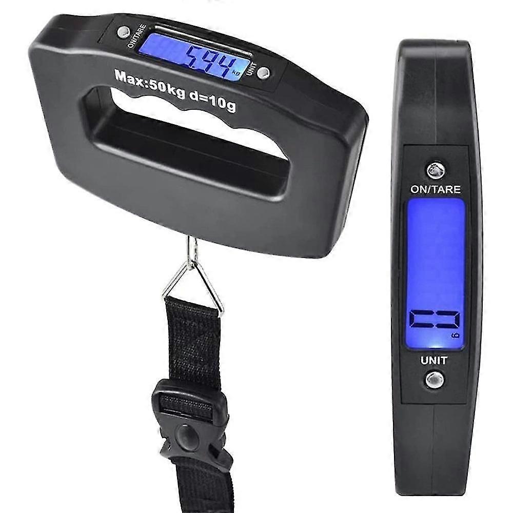 Digital Lage Scale 110lb /50kg, Portable Mini Electronic Scale With Fishing Hook Tare Function Balit Lcd Display For e Farm Factory Hunting Ou